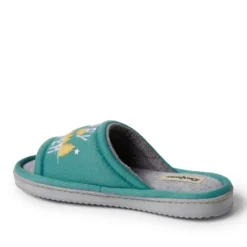 Dearfoams Women’s Lennox Sweatshirt Camp Slide Slipper -Noble Heels GUEST e76b6f36 1008 480c a220 b008ea340efa