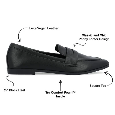 Journee Collection Womens Myeesha Tru Comfort Foam Loafer Slip On Square Toe Flats 9 Journee Collection Womens Myeesha Tru Comfort Foam Loafer Slip On Square Toe Flats - Image 7