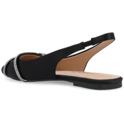 Journee Collection Womens Rebbel Sling Back Pointed Toe Flats -Noble Heels GUEST e9c9ce38 9154 4cc2 bc4e 780ed8c76370