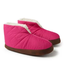 Dearfoams Women's Haven Warm Up Nylon Bootie Slippers