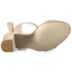 Allegra K Women's Open Toe Ankle Tie Back Chunky Heel Sandals -Noble Heels GUEST ecb172a5 f0e5 4d90 a71b 9681e1a76eaa