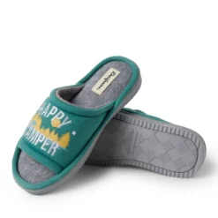 Dearfoams Women’s Lennox Sweatshirt Camp Slide Slipper