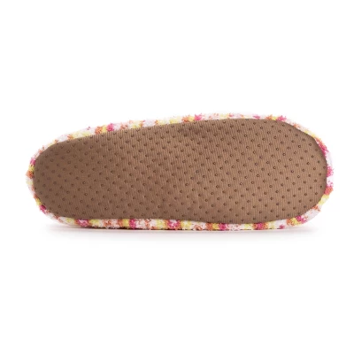 MUK LUKS Women's Terry Ballerina Slipper Sock 5 MUK LUKS Women's Terry Ballerina Slipper Sock - Image 3