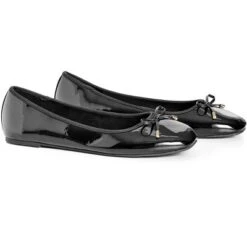 Women's WIDE FIT Patent Ballet Flat - Black | EVANS 14 Women's WIDE FIT Patent Ballet Flat - Black | EVANS -Noble Heels GUEST f02f35ad 9f33 46e1 9df9 4ade3f3da13e