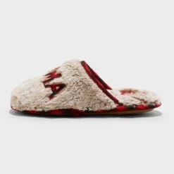 Women's Holiday Mama Bear Scuff Slippers - Wondershop™ Brown