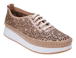 Cools 21 Sarto Perforated Memory Foam Leather Lace Up Sneakers -Noble Heels GUEST f05d6a79 0129 4522 b09a 9b83eda9aa26