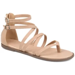 Journee Collection Womens Zailie Tru Comfort Foam Gladiator Flat Sandals -Noble Heels GUEST f0ff80a1 6d5e 4c4c 9d46 a85d58e48e34