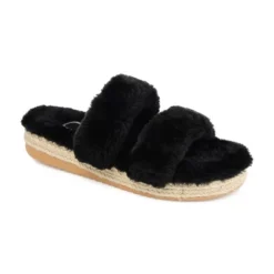 Journee Collection Women's Faux Fur Relaxx Slipper -Noble Heels GUEST f2eed315 3209 4bbc ab40 758e9a684820