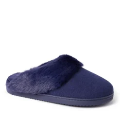 Dearfoams Women's Dahlia Rib Knit Scuff Indoor/Outdoor Slipper -Noble Heels GUEST f319b25c 9c76 4c3f 8d42 c7d8155c0c3c
