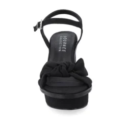 Journee Collection Womens Garner Knit Inset Platform Block Heel Sandals -Noble Heels GUEST f3803ae5 933c 4ed5 b23a 4479f54e5b9e