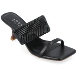 Journee Collection Womens Monyka Tru Comfort Foam Woven Slip On Pump -Noble Heels GUEST f452bd80 88fb 4f5b 91ba 666f42139aae