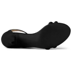 Allegra K Women's Kitten Heel Ankle Strap Sandals Shoes -Noble Heels GUEST f46edf40 3f3d 4697 b7d7 27e86a38bb82