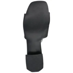 Journee Collection Womens Elidia Slip On Block Heel Vegan Leather Sandals -Noble Heels GUEST f5e88b86 0fd4 4a25 ab2f c7f6a75cbae0