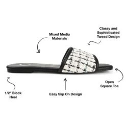 Journee Collection Womens Mikala Slide Low Block Heel Sandals -Noble Heels GUEST f6738a20 fe3e 40a2 b9c9 793c7dbb1479