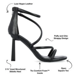 Journee Collection Womens Marza Tru Comfort Foam Mid Heel Open Toe Pumps -Noble Heels GUEST f7f52a40 a2f3 4e1a 8bfd 168ec18b578d