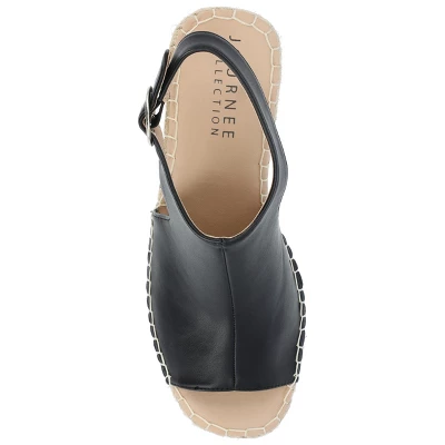 Journee Collection Womens Crew Wedge Heel Espadrille Sandals 5 Journee Collection Womens Crew Wedge Heel Espadrille Sandals - Image 3