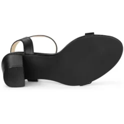 Allegra K Women's Slingback Chunky High Heels Sandals -Noble Heels GUEST f8fcc504 fee7 48db a8df f78f465f0826