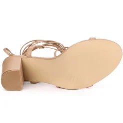 Allegra K Women's Strappy One Strap Lace Up Chunky Heels Sandals -Noble Heels GUEST f97c35e3 eff4 442c b5ed 6bf7cd8c9108