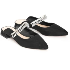 Women's Wide Fit Strappy Point Mule - Black | EVANS -Noble Heels GUEST fae18ee6 d22e 467b 83b6 0ee4ee009a21