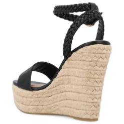 Journee Collection Womens Andiah Tru Comfort Foam Buckle Espadrille Wedge Sandals -Noble Heels GUEST fd79a36d 111e 4721 a9a6 fae9f2684e39