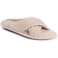 MUK LUKS Women's Ada Crossband Slipper -Noble Heels GUEST fd951a2c b9a2 4ab7 91c1 9c6df05e4e00
