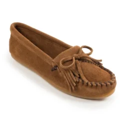 Minnetonka Women's Suede Kilty Moccasins -Noble Heels GUEST fdd92afa 9aec 4ebc 88c3 d3d14dbe40ff
