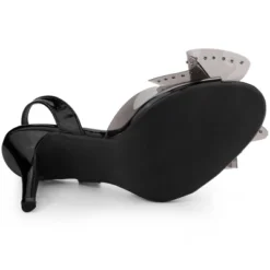 Allegra K Women's Slingback Rhinestone Open Toe Stiletto Heels Sandals -Noble Heels GUEST fec0b5d3 e4e0 40c1 8cb8 3a51433edcf7