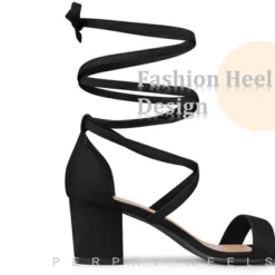 Perphy Women' Sandal Long Lace Up Chunky Mid Heels Open Toe 13 Perphy Women' Sandal Long Lace Up Chunky Mid Heels Open Toe -Noble Heels GUEST ff2a2475 b826 4c35 985a 528c2d502a38